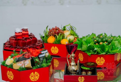 Gói 4 Quả Đậy Nắp Phủ khăn - Phong Cách Truyền Thống