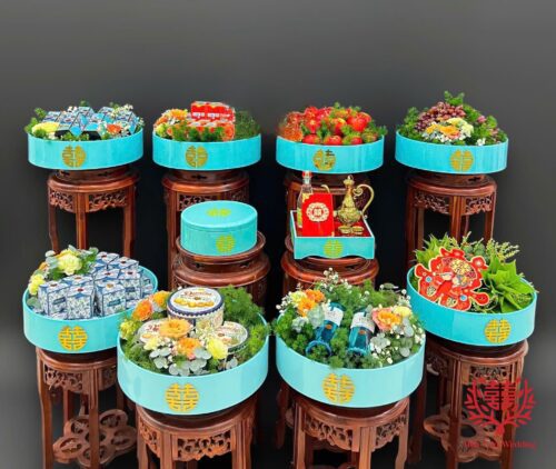 Gói 8 Quả Đậy Nắp Phủ khăn – Phong Cách Truyền Thống