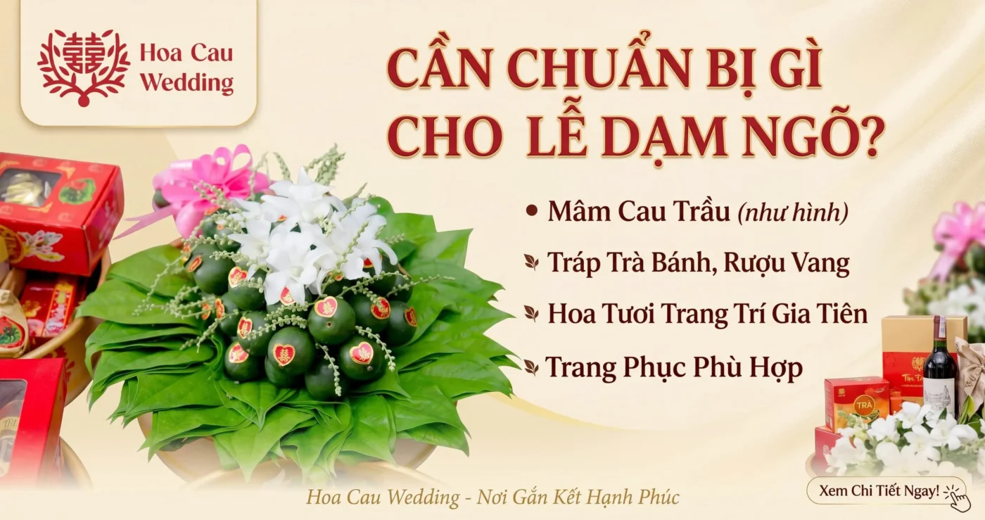 Cần Chuẩn Bị Gì Cho Lễ Dạm Ngõ? Checklist A-Z