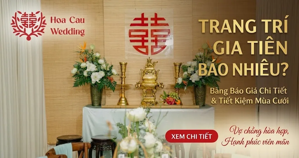 Trang Trí Gia Tiên Giá Bao Nhiêu? Bảng Giá Mới Nhất 2026